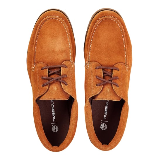 Timberland - "Britton" Halbschuhe für Herren, Wildleder, Mokassin-Spitze (Rostfarben) - Image 3