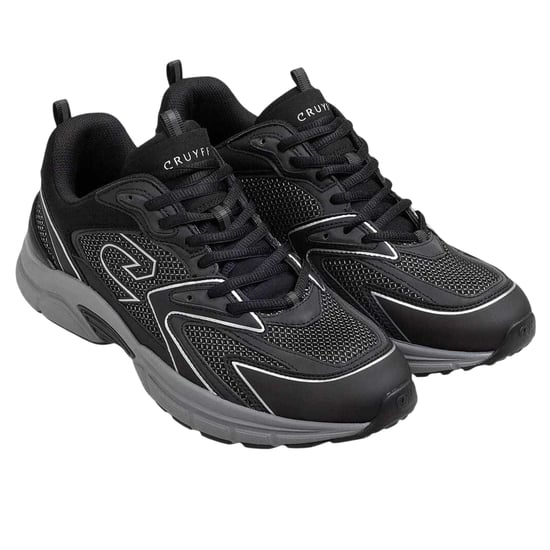 Cruyff - "Scorpius" Logo Sneaker für Herren, Niedrig geschnitten (Schwarz/Grau) - Image 2