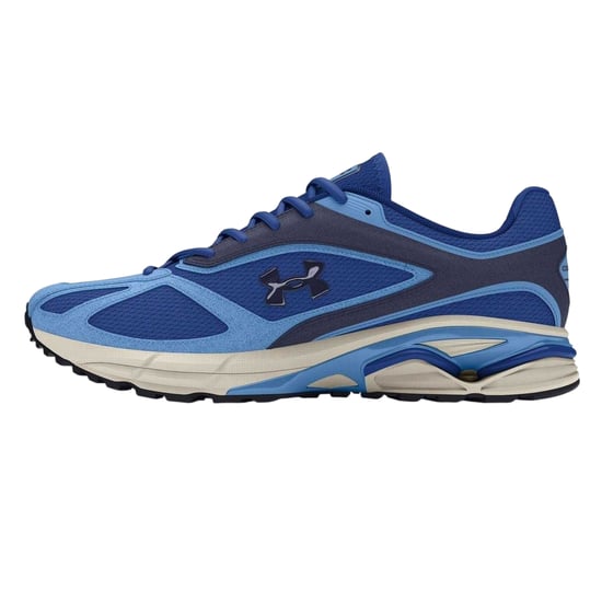 Under Armour - "HOVR Road" Schuhe für Damen, Leder, Runder Zeh (Blau) - Image 2