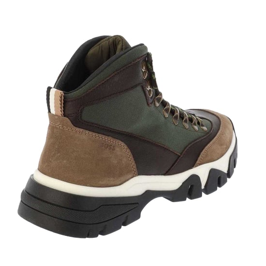 Boss - Verkleidet Stiefeletten für Herren, Materialmix (Grün) - Image 2