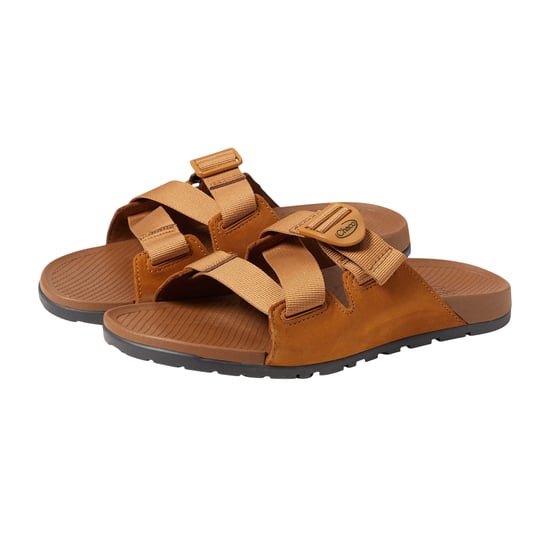 Chaco - "Lowdown" Pantoffeln für Herren, Leder, flach geformter Absatz (Toffee Pink) - Image 5