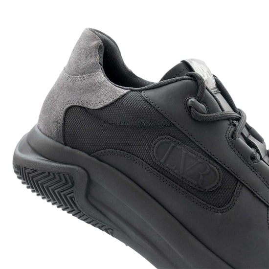 Lavair - "Pacific 2.0" Sneaker für Herren, Leder, Grob flach (Schwarz) - Image 3