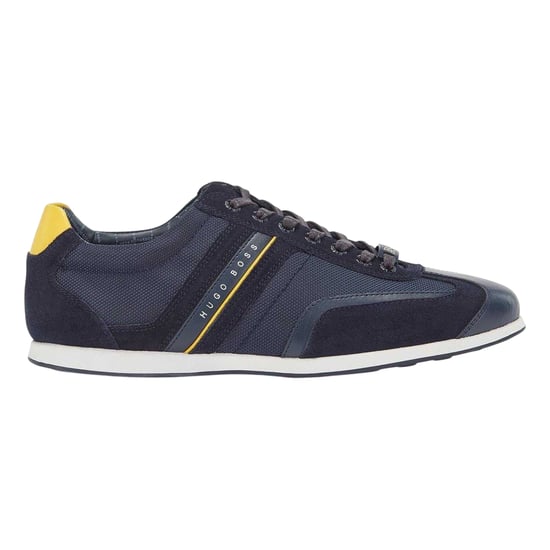 Hugo Boss - "Stiven" Sneaker für Herren, Leder, Zum Schnüren (Marine) - Image 1