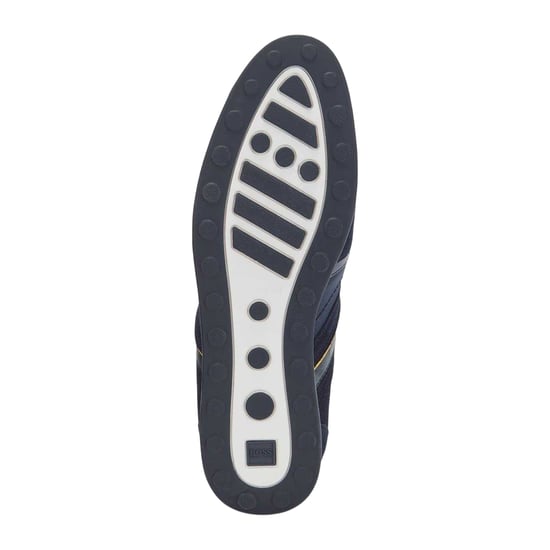 Hugo Boss - "Stiven" Sneaker für Herren, Leder, Zum Schnüren (Marine) - Image 5