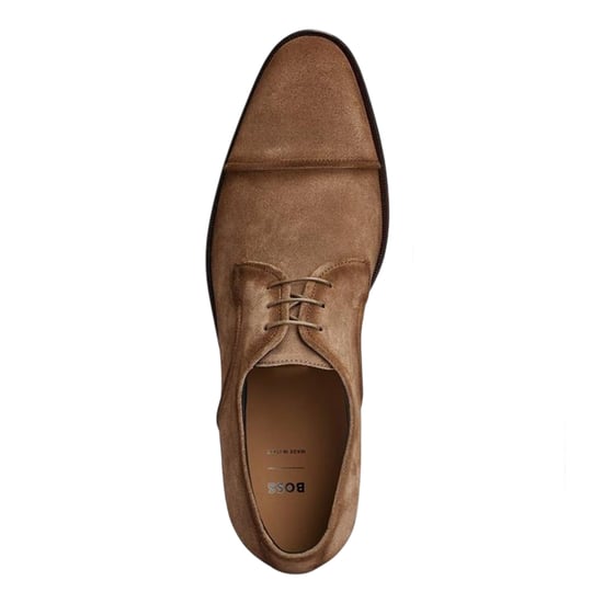 Boss - "Derrek" Schnürschuhe für Herren, Wildleder, Niedriger Absatz (Mittelbeige) - Image 3