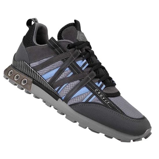 Cruyff - "Fearia" Sneaker für Herren, Wildleder, Hex-Tech (graublau) - Image 4