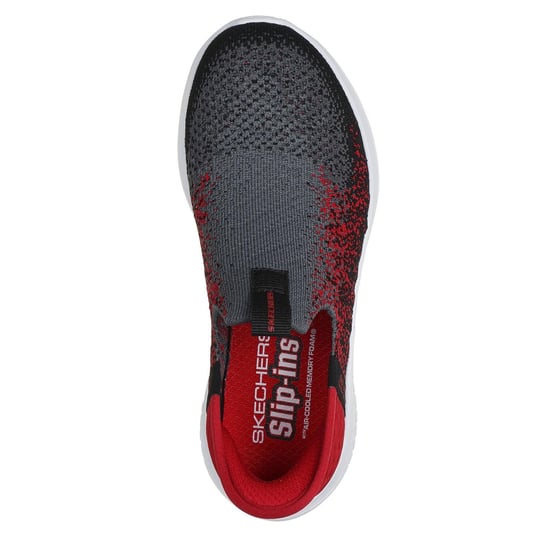 Skechers - "Ultra Flex 3.0" Sneaker für Kinder, Zum Reinschlüpfen (Holzkohle/Rot) - Image 3