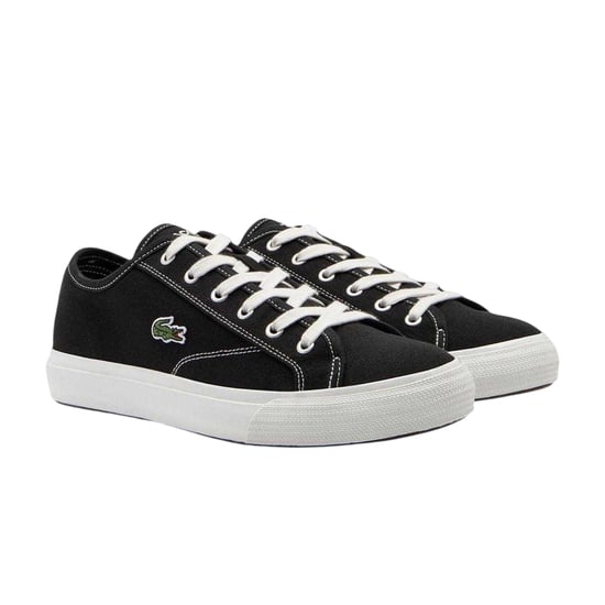 Lacoste - "Backcourt" Sneaker für Herren, Canvas, niedrig geschnitten (Schwarz) - Image 1