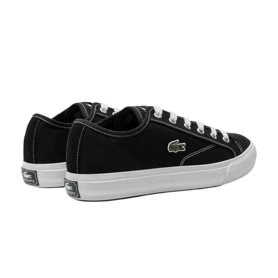 Lacoste - "Backcourt" Sneaker für Herren, Canvas, niedrig geschnitten (Schwarz) - Image 2