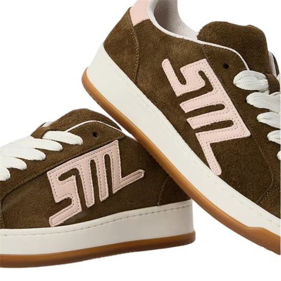 Steve Madden - "Alysha" Logo Sneaker für Damen, Zum Schnüren (Khaki-Braun) - Image 4