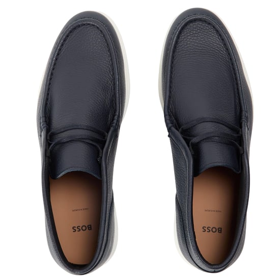 Boss - "Sienne Desb" Chukka-Stiefel für Herren, Leder (Dunkelblau) - Image 3