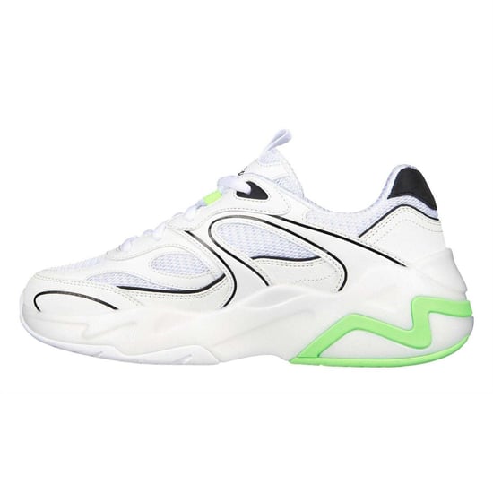 Skechers - "DL Hyperburst" Sneaker für Kinder (Weiß/Limone) - Image 2