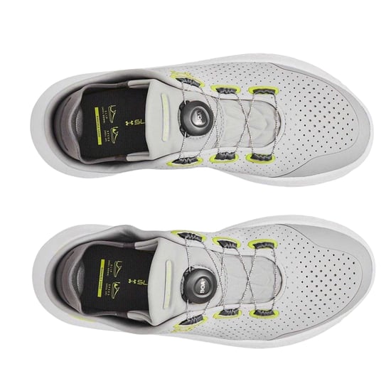 Under Armour - Perforiert Sneaker für Herren, Flach (Grau) - Image 3