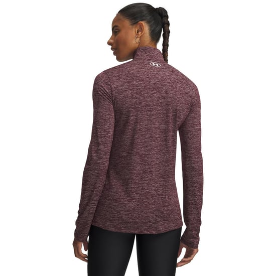 Under Armour - "Tech" Oberteil für Damen, mit halbem Reißverschluss (Dunkles Weinrot) - Image 2