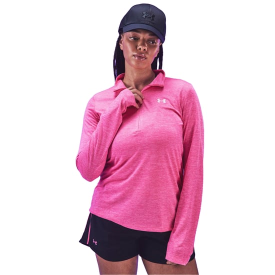 Under Armour - "Tech" Oberteil für Damen, mit halbem Reißverschluss (Pink) - Image 3