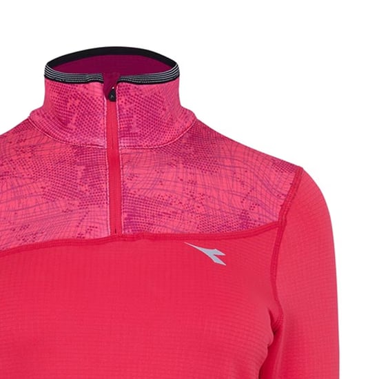 Diadora - T-Shirt für Damen, Hochleistungsmaterial (Rot) - Image 3