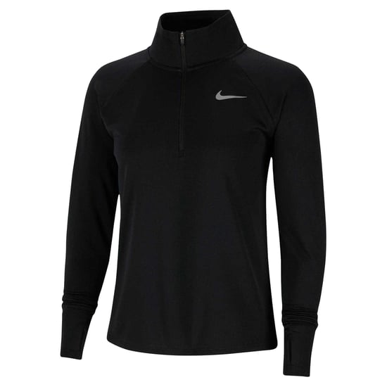 Nike - Oberteil für Damen, Laufen, Langärmlig (Schwarz) - Image 1