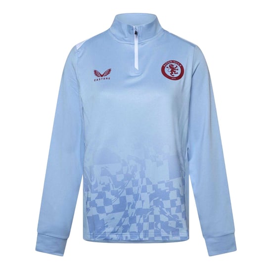 Castore - Drill-Top für Damen, Langärmlig (Blau/Weiß) - Image 1