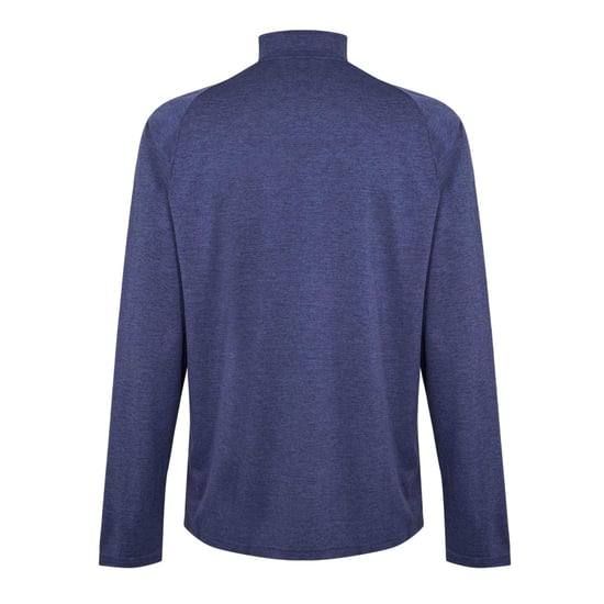 Puma - "Performance" Oberteil für Herren, mit kurzem Reißverschluss, Maßgeschneidert, Langärmlig (Blau meliert) - Image 2