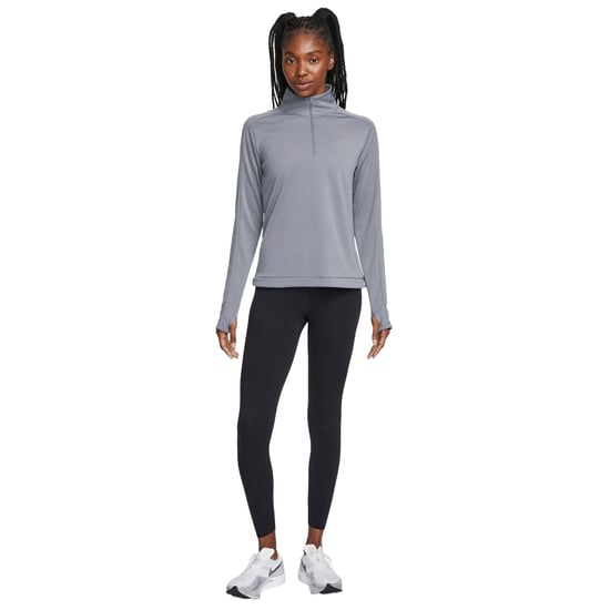 Nike - Oberteil für Damen, Laufen, Langärmlig (Rauch-Grau) - Image 1