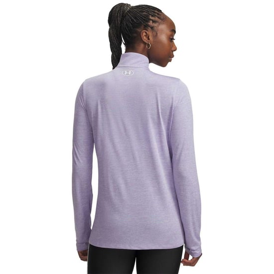 Under Armour - "Tech" Oberteil für Damen, mit halbem Reißverschluss (Transparent) - Image 2