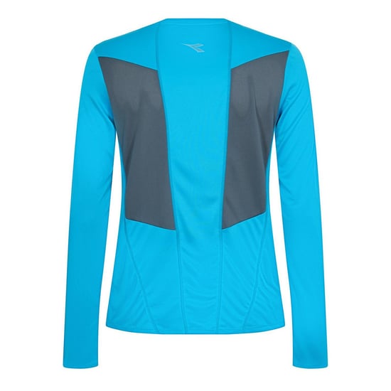 Diadora - T-Shirt für Herren, Hochleistungsmaterial, Langärmlig (Blau) - Image 2
