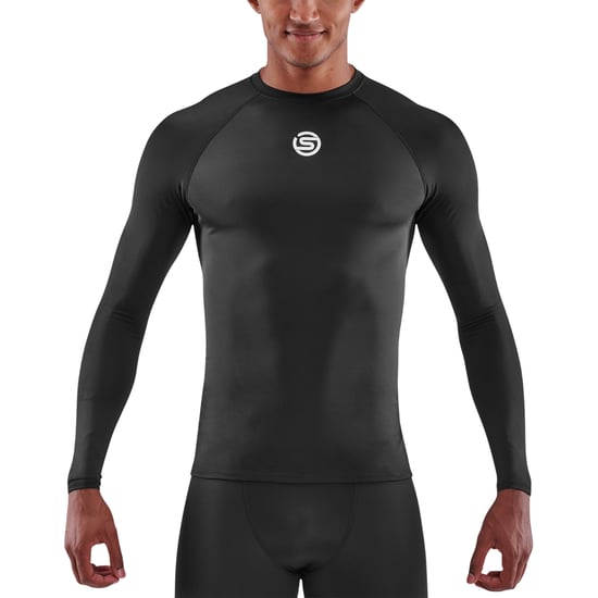 Skins - "Series-1" Base Layer Oberteil für Herren, Regulär, Langärmlig (Schwarz) - Image 3