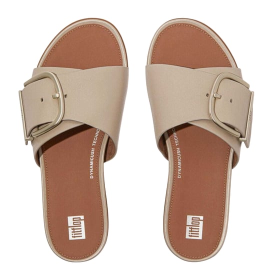 FitFlop - Badesandale für Damen, Leder (Beige) - Image 3