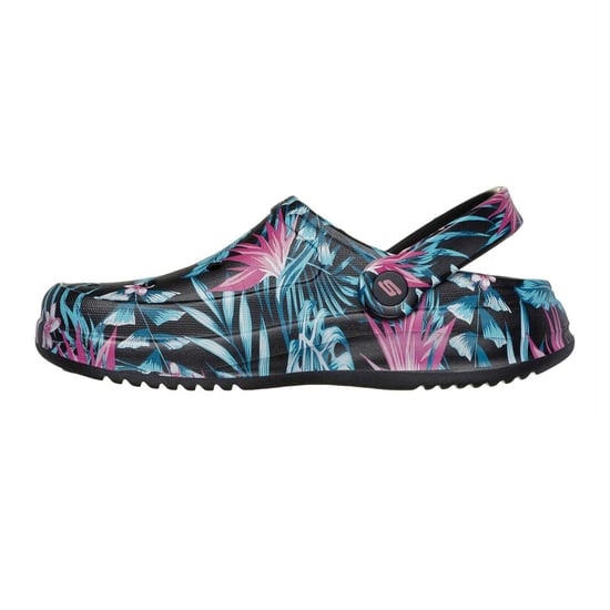 Skechers - "Archfitwave" Floral Sandalen für Damen, EVA, Open Toe (Schwarz/Bunt) - Image 2