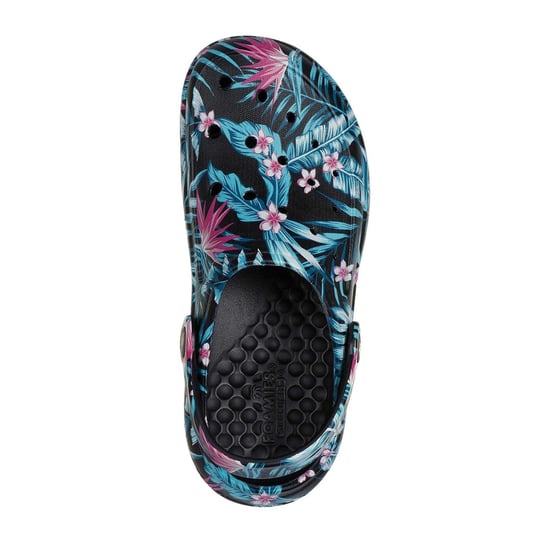 Skechers - "Archfitwave" Floral Sandalen für Damen, EVA, Open Toe (Schwarz/Bunt) - Image 4