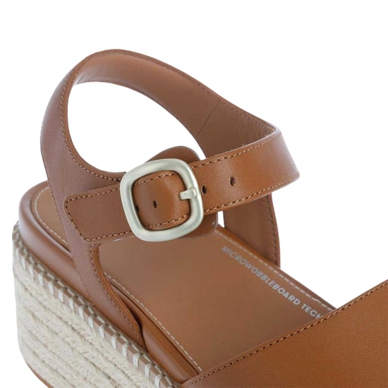FitFlop - "Eloise Espadrille" Sandalen mit Keilabsatz für Damen, Leder (Hellbraun) - Image 5