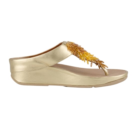 FitFlop - "Platino Rumba" Ombre Sandalen für Damen, Leder, Zehentrenner (Beige) - Image 1