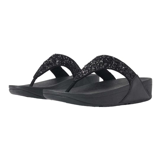 FitFlop - "Lulu Summerfoil" Sandalen mit Keilabsatz für Damen (Schwarz) - Image 4