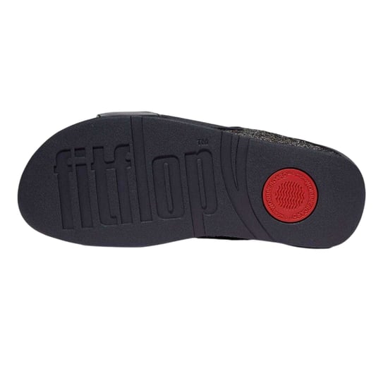 FitFlop - "Lulu" Badesandale für Damen, Glitzer, Keilabsatz (Marine) - Image 4