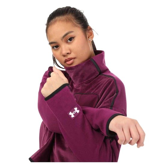 Under Armour - Fleece-Oberteil für Damen, Velours (Violett) - Image 4