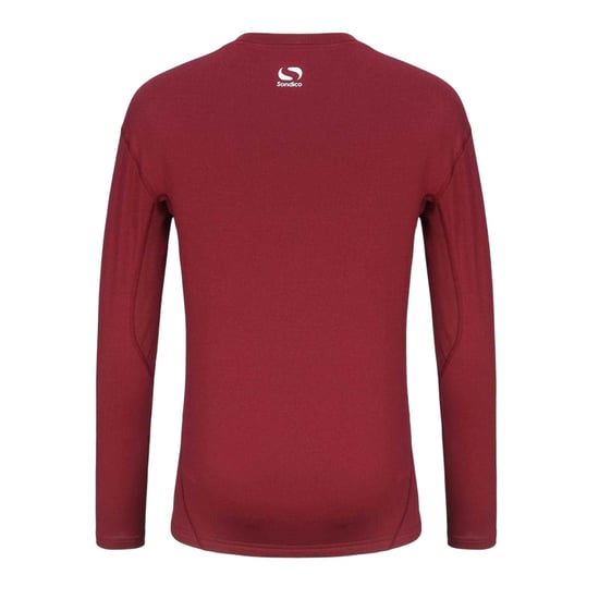Sondico - Base Layer Oberteil für Herren, Langärmlig (Burgunderrot) - Image 2