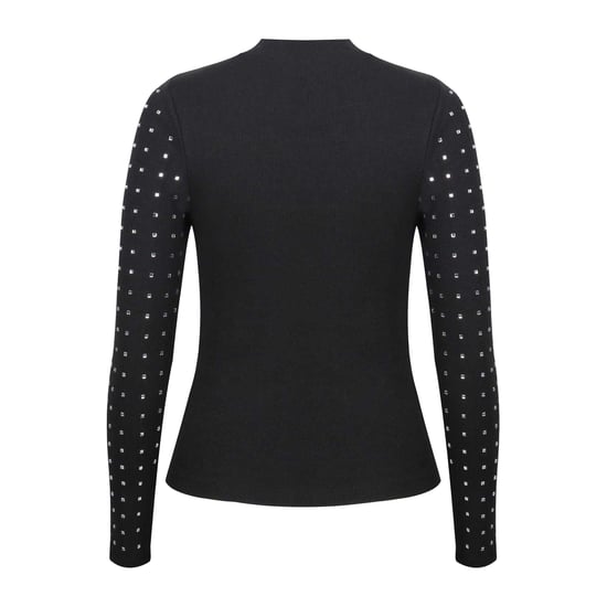 Biba - Trainingsjacke für Damen, gerippt (Schwarz) - Image 2
