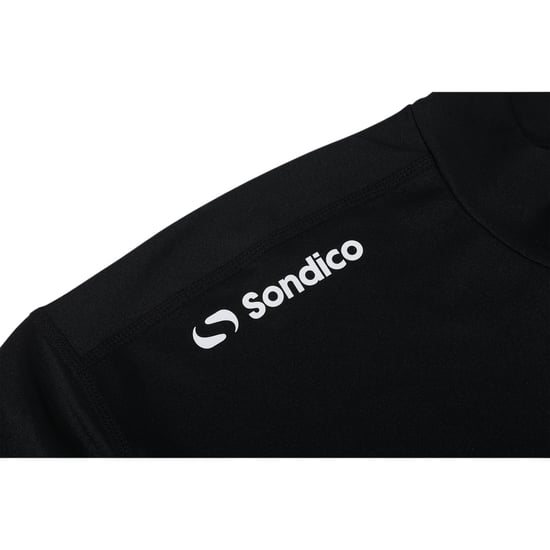 Sondico - Base Layer Oberteil für Herren, Stehkragen (Schwarz) - Image 3