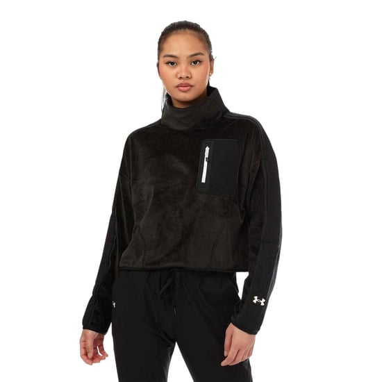 Under Armour - Fleece-Oberteil für Damen, Stehkragen (Schwarz) - Image 1