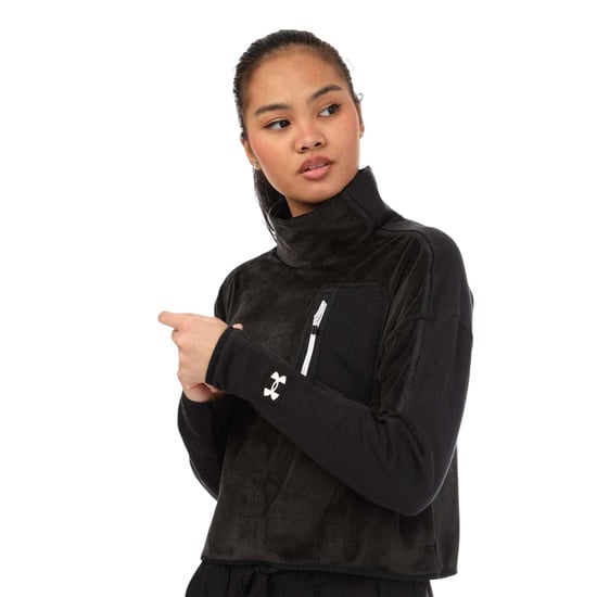 Under Armour - Fleece-Oberteil für Damen, Stehkragen (Schwarz) - Image 3