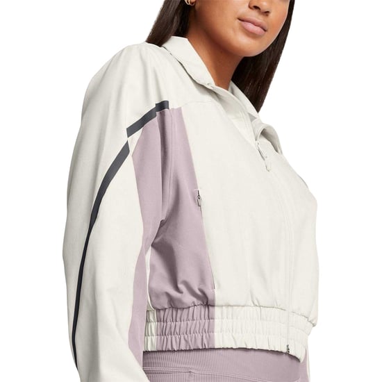 Under Armour - Oberteil für Damen, Weiter Stehkragen, Langärmlig (Weiß) - Image 3