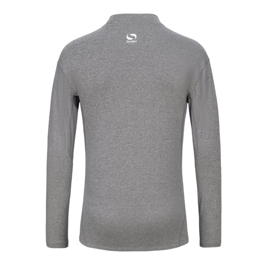 Sondico - Base Layer Oberteil für Herren, Stehkragen (Grau) - Image 2