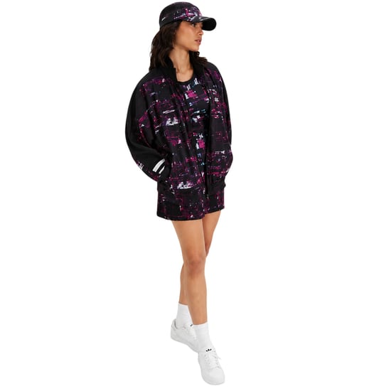Ellesse - "Boulevard" Trainingsjacke für Damen, Weiter Stehkragen, Fleece (Schwarz/Pink) - Image 4