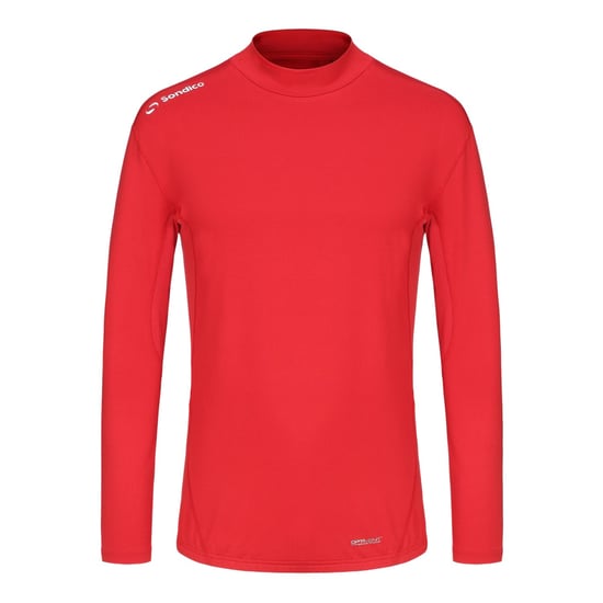 Sondico - Base Layer Oberteil für Herren, Stehkragen (Rot) - Image 1