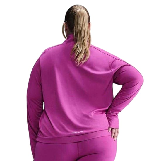 Nike - Oberteil für Damen, mit kurzem Reißverschluss, Athletisch, Plus (Fuchsia Rosa) - Image 2