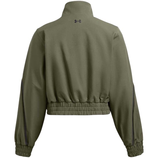 Under Armour - Oberteil für Damen, Weiter Stehkragen, Langärmlig (Grün) - Image 2