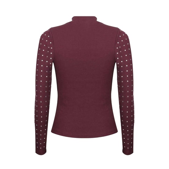 Biba - Trainingsjacke für Damen, gerippt (Feige) - Image 2