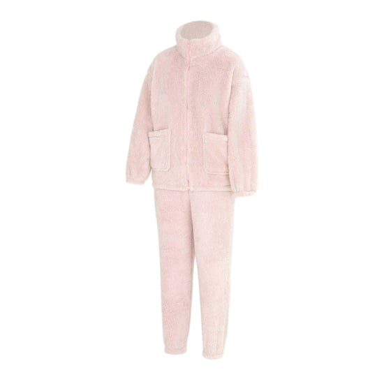Miso - Loungewear Set für Damen, Langfaseriges Vlies (Pink) - Image 3