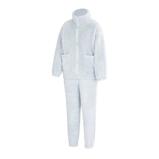 Miso - Loungewear Set für Damen, Langfaseriges Vlies (Blau) - Image 3