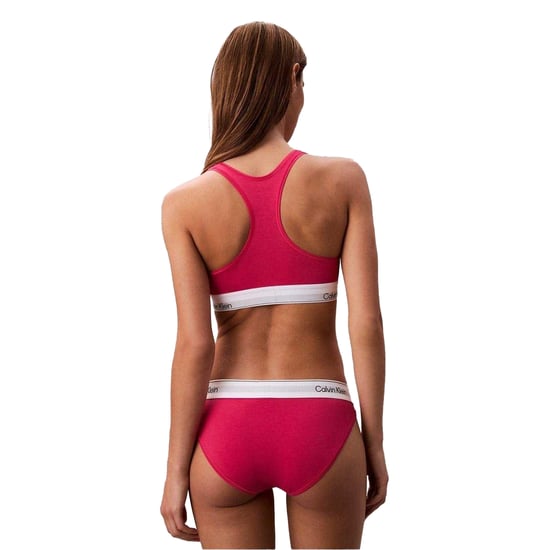 Calvin Klein - Bralette für Damen, Baumwollmischung (leuchtendes Pink) - Image 3